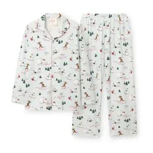 [오르시떼](강남점)남성 G036 무민스노우볼 긴소매 파자마 세트