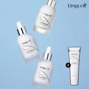 (GS단독) [링셀] 수분 단백질 퍼스트 앰플 50ml x 3개 + 링셀 클렌징폼 본품증정