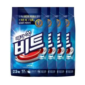 [비트] 분말세제 일반 2.5kg x 4개