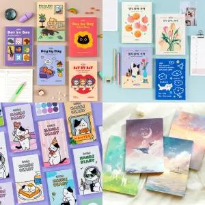 2026년 다이어리 플래너 스케줄러 날짜형 만년형 위클리 먼슬리 주간 월간