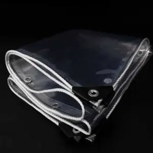 pvc 투명 방수포 갑바 시트 캠핑 캔버스 지붕 천 방수천 바람막이