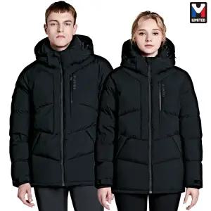 엠리밋 남성 여성 단체 겨울 방한 히트엠 패딩 자켓 점퍼 블랙