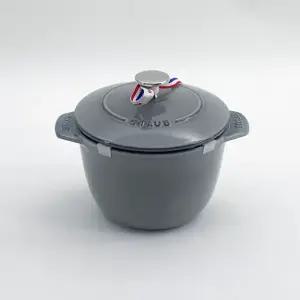 스타우브 B품 라이스 꼬꼬떼 그레이 16cm 인덕션 무쇠 주물냄비
