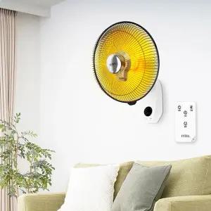 카본 벽걸이선풍기형 전기히터 난로 RH-1855WR / 리모컨제어 좌우회전