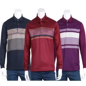 기모 중년 남성 긴팔 카리 티셔츠 남자 따뜻한 겨울 보온 면 혼방 티 50대 60대