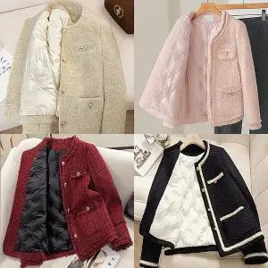 퀼팅안감/럭스겨울트위드자켓4종택1 mde251104jk