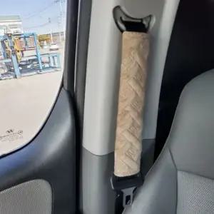 안전벨트 쿠션 커버 브라운 안전벨트커버 안전벨트쿠션 안전벨트쿠션커버 안전벨트