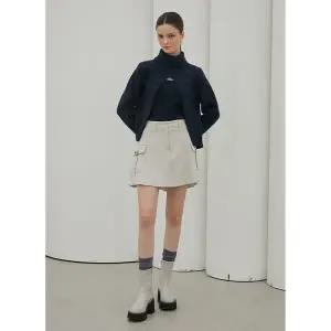 [에고이스트](광주신세계)포켓 스트랩 언발 미니 플레어 스커트( EQ4WS060)