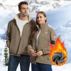 겨울 남자 노르웨이 뽀글이 집업 하이넥 폴라폴리스 플리스 자켓  점퍼