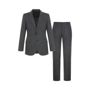 [하프클럽/BY파크랜드]그레이 모혼방 스트레치 정장 세트-AA2SS882_AA2PS882