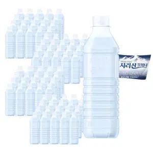 지리산 물하나 무라벨 500mlx80병 생수 샘물 물