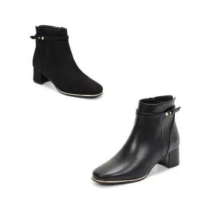 [무크][무크] 여화 아멜 힐 앵클부츠 2colors