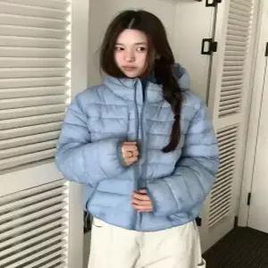 코드그라피 codegraphy 경량 후드 패딩스카이블루