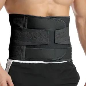 밴드 헬스 복대 허리 통증 곡선 보정 지지대 압박 보호대 견인기 산후 출