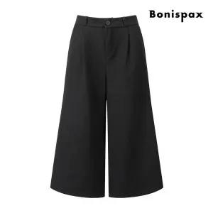 [보니스팍스](대구신세계)와이드 기모 큐롯 팬츠 (XPBPT012M0)