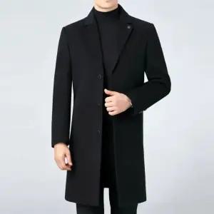 훌리오 남성정장자켓 양면 캐시미어 코트 가을 겨울 정장 롱 울 트렌치 모직 힛템