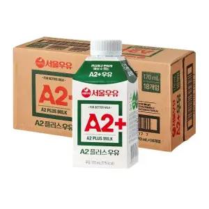 서울우유 A2+ 멸균우유 170ml X 18개