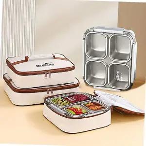 칸칸이밀폐도시락 밀폐용기 칸막이 스텐 칸칸이 찬합 용기 도시락