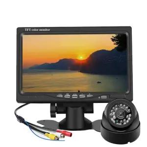 감시카메라 모니터세트 보안 A. 매장 5m케이블 비디오 7인치 세트 키트 연결 모니터링