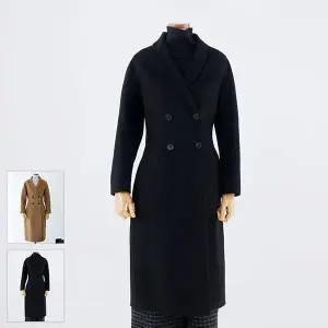 [로코엘라]브리츠 더블버튼 여성 울 롱코트