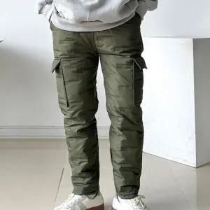 기모 남성 조거 팬츠 패딩 남성 카고 바지 슬랙스 겨울