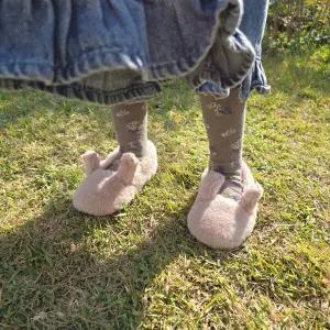 빅토리아슈즈 키즈 메리제인 그레이 토끼 아동 털신 단화 스니커즈 V048100-ROS