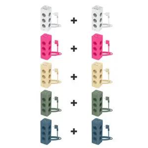 에코너 타워 멀티탭 16구 + 16구