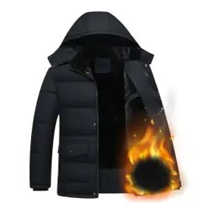 남성 겨울 근무복 패딩점퍼 기모안감 패딩자켓