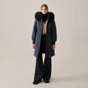 [택가 499,000원]사가폭스퍼 레빗 풀스킨 구스다운 롱코트