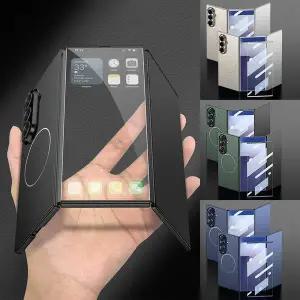 갤럭시 z트라이폴드 심플 단색 컬러 마그네틱 맥세이프 호환 액정 보호 슬림 하드 폴더 케이스