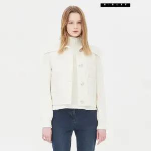 시슬리 아울렛 뉴모바일 니트 배색 패딩 SAPD33361_CR1119005