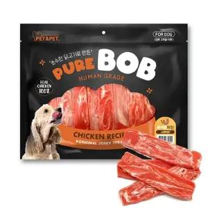 강아지 간식 치킨스트립 퓨어밥 펫앤펫 자연식 300g 애완동물 건강 (WFJ4R8P)