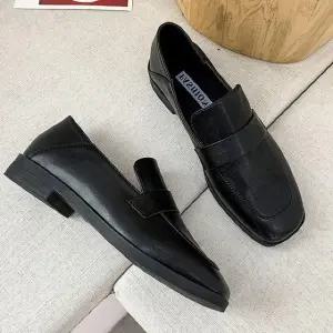 여성 무광 유광 베이직한 뮬 플랫 로퍼 LKY125N 털안감 구두 tory 아동 플랫슈 (WFK2AHZ)