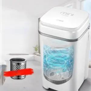 미니 세탁기 탈수 속옷 접이식 형 반자동 빨래