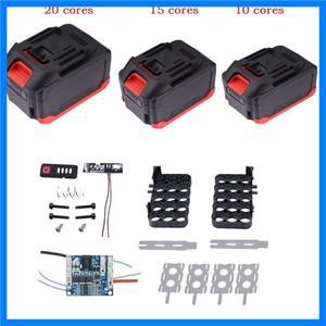 마키타 전동 공구용 플라스틱 배터리 케이스 보관함 쉘 PCB 충전 보드 10 코어 15 코어 20 코어 배터리 플