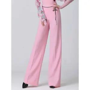 핑크 라인댄스 팬츠 공연 라틴댄스 연습복 무용 여성용