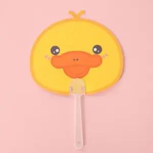 휴대용부채 여름 캐릭터 동물 부채 오리 (WFJPVYY)