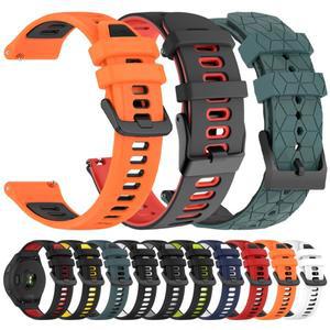 남여공용 고무 시계 밴드 소프트 실리콘 팔찌 벨트 스마트 호환 워치 액세서리 야외 스포츠 스트랩 교체 20