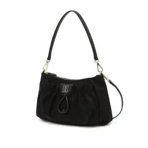 갤러리아 DCBA6E347BK 닥스 블랙 DD장식 셔링 포인트 나일론 숄더백