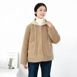 엄마옷 니트후드 덤블 점퍼 1GHJ24930 중년여성 마담 60 70대  빅사이즈 할머니