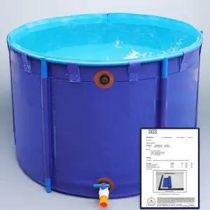 간이 수족관 수조 어항 수산시장 비닐 양어장 연못