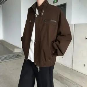 면 남자 추동 보온 차이나 코트 점퍼 도톰 자켓 쇼트 OP4