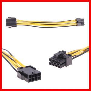 PCI-E CPU EPS 8핀 - 듀얼 8P 전원 분배기 그래픽 카드 (마이닝 팜 비디오 GPU용 라이저 연장 케이블)