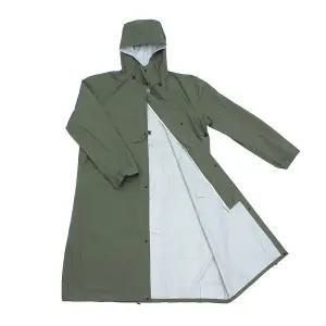 테플론 방수 레인코트 남녀공용 바람막이 우비 XL 그린