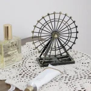 엔틱 회전 관람차 미니어처 인테리어 장식소품 홈데코 촬영 틱소품 철제 카페 빈티지