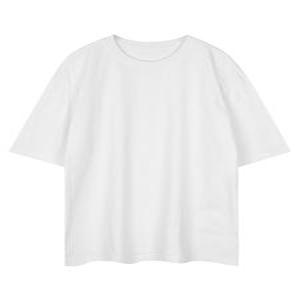 [탑보이][탑보이] 오버핏 20수 베이직 라운드넥 반팔 티셔츠 (ID019)