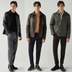 [HASSTIGE] 헤스티지 남성 셔츠카라 램스킨 재킷 1종