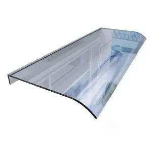 투명 캐노피 차양 어닝 입면 현관 테라스