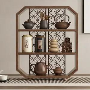 원목 미니 선반 수납 진열대 주방 거실 나무선반대