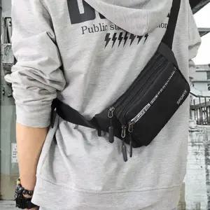 (이거찜) 멀티 크로스 힙색 허리색 슬링백 보조가방 힙색 크로스백